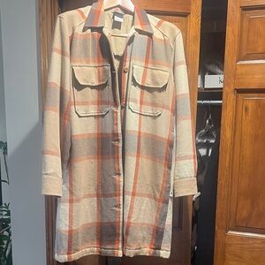 The North Face Tan Plaid Utility Jacket